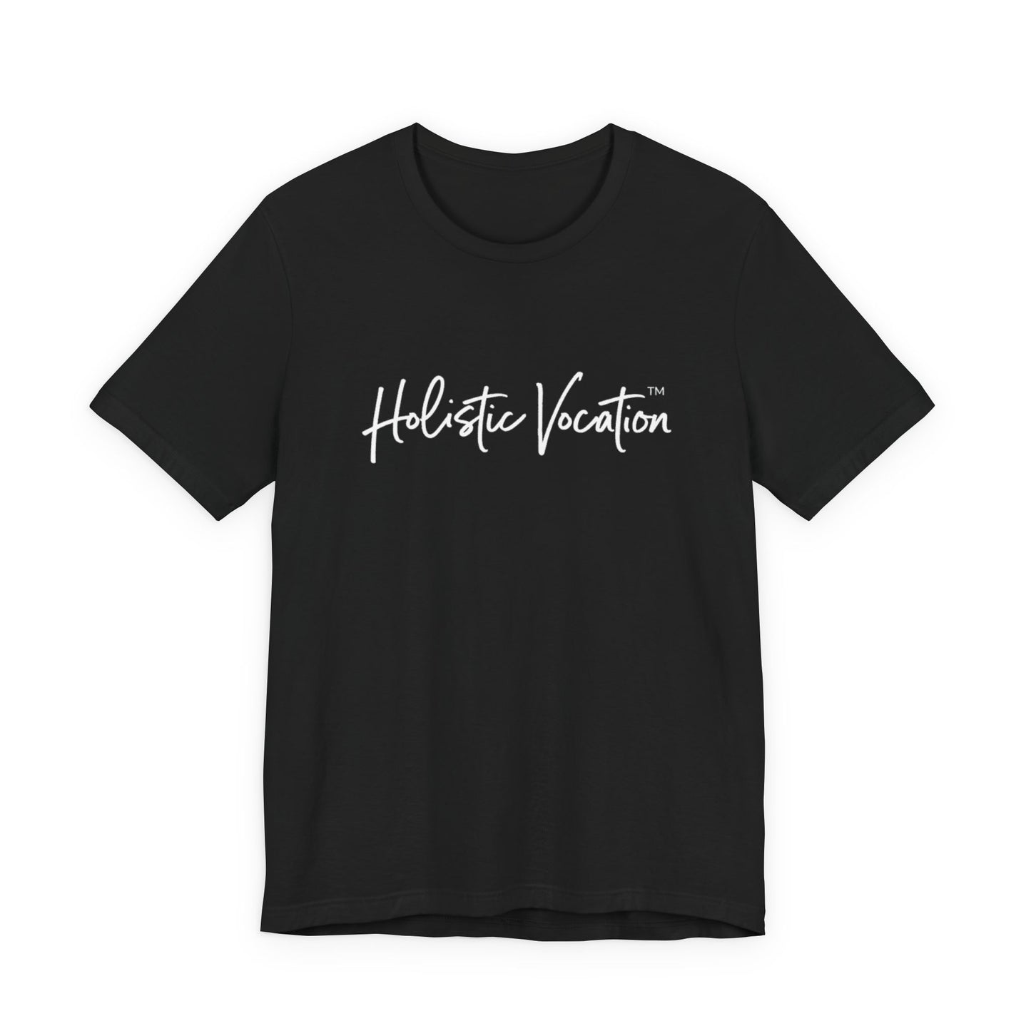 Holistic Vocation Tee — Minimal Script Spiritual Wellness T‑Shirt