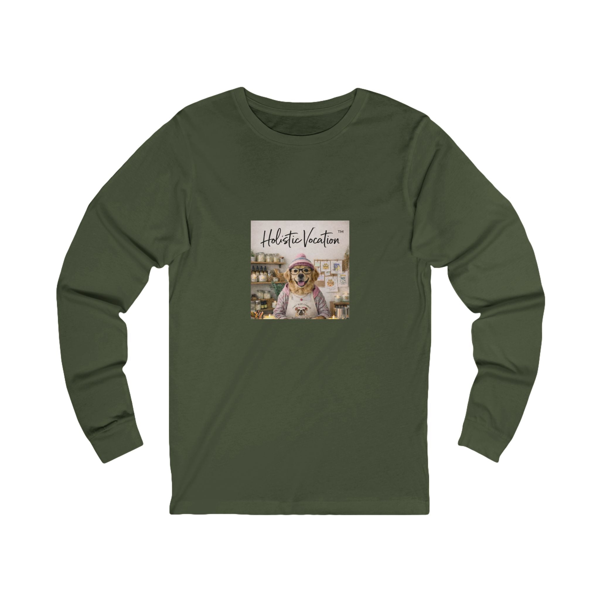 Honor your vocation Habitat Volunteer Dog Photo Long Sleeve Tee