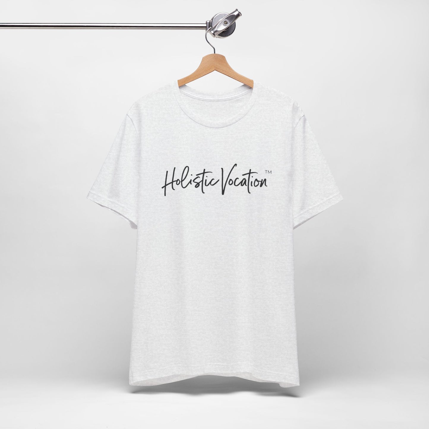 Holistic Vocation Tee — Minimal Script Spiritual Wellness T‑Shirt