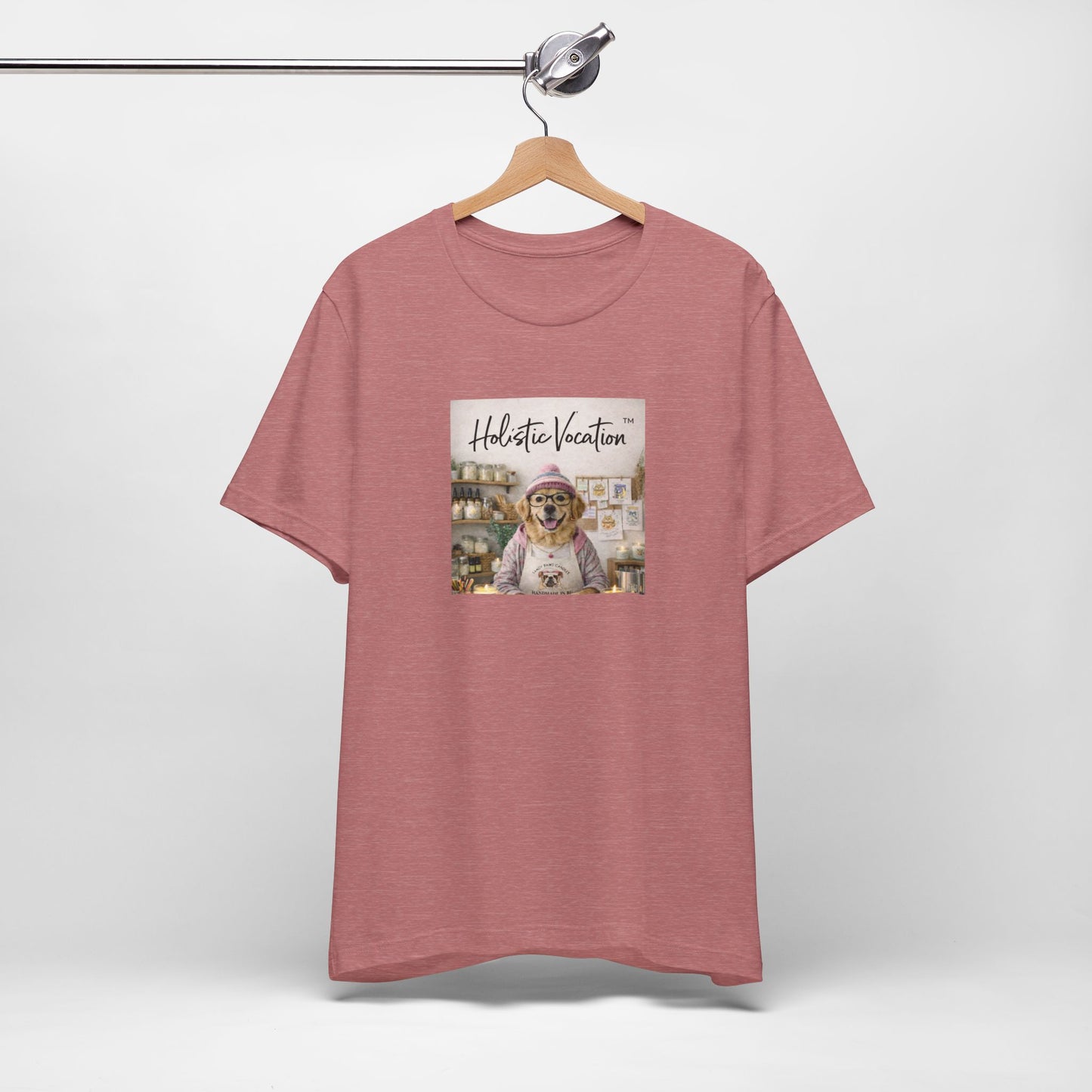 Dog Baker T‑Shirt — "Holistic Vocation" Cute Puppy Baker Graphic Tee
