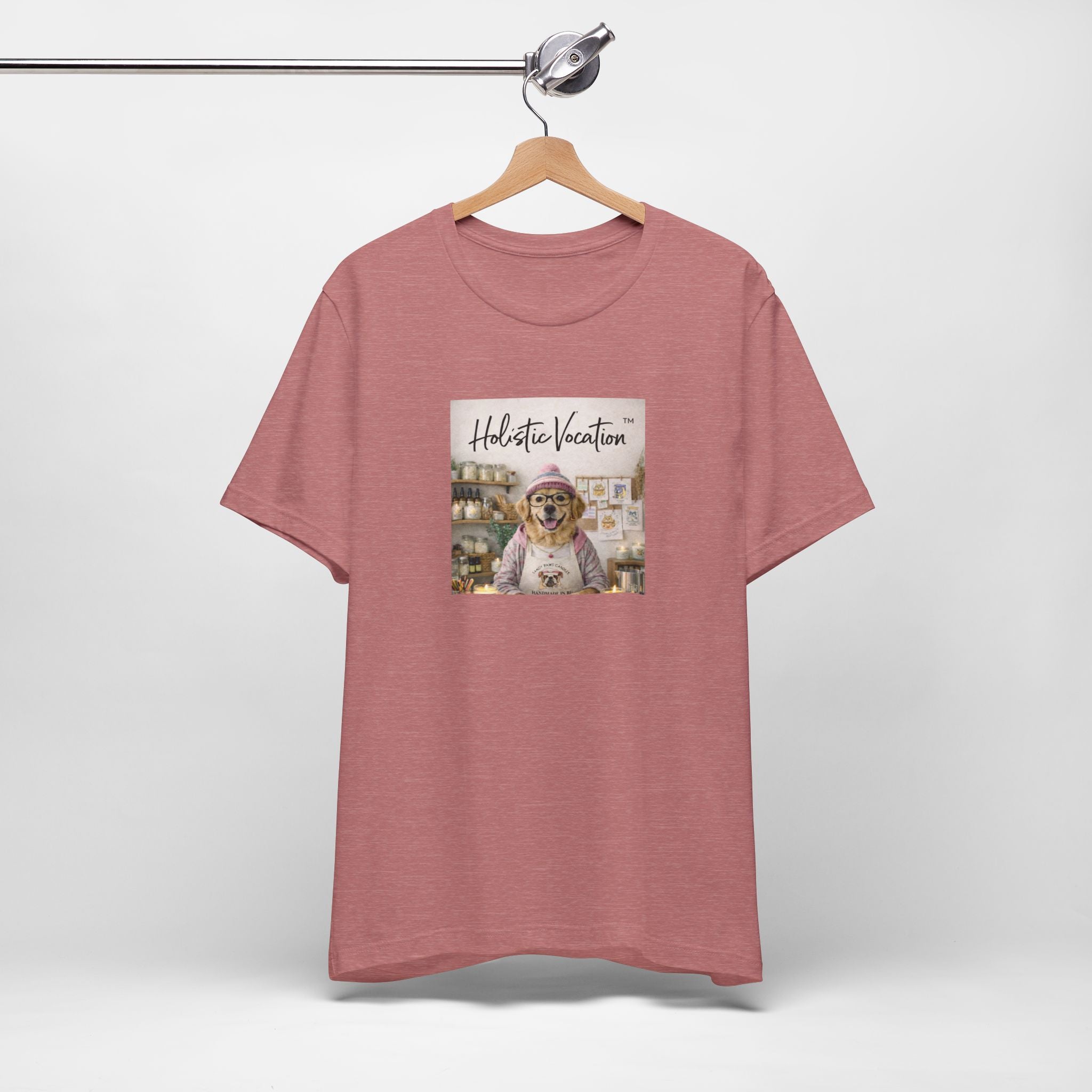 Dog Baker T‑Shirt — "Holistic Vocation" Cute Puppy Baker Graphic Tee