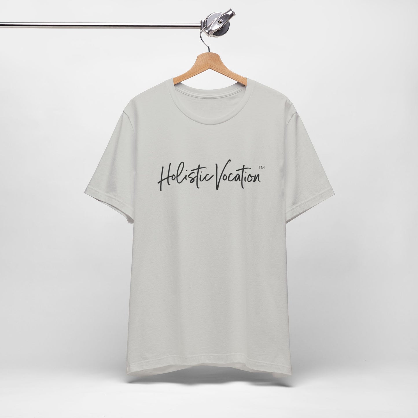 Holistic Vocation Tee — Minimal Script Spiritual Wellness T‑Shirt