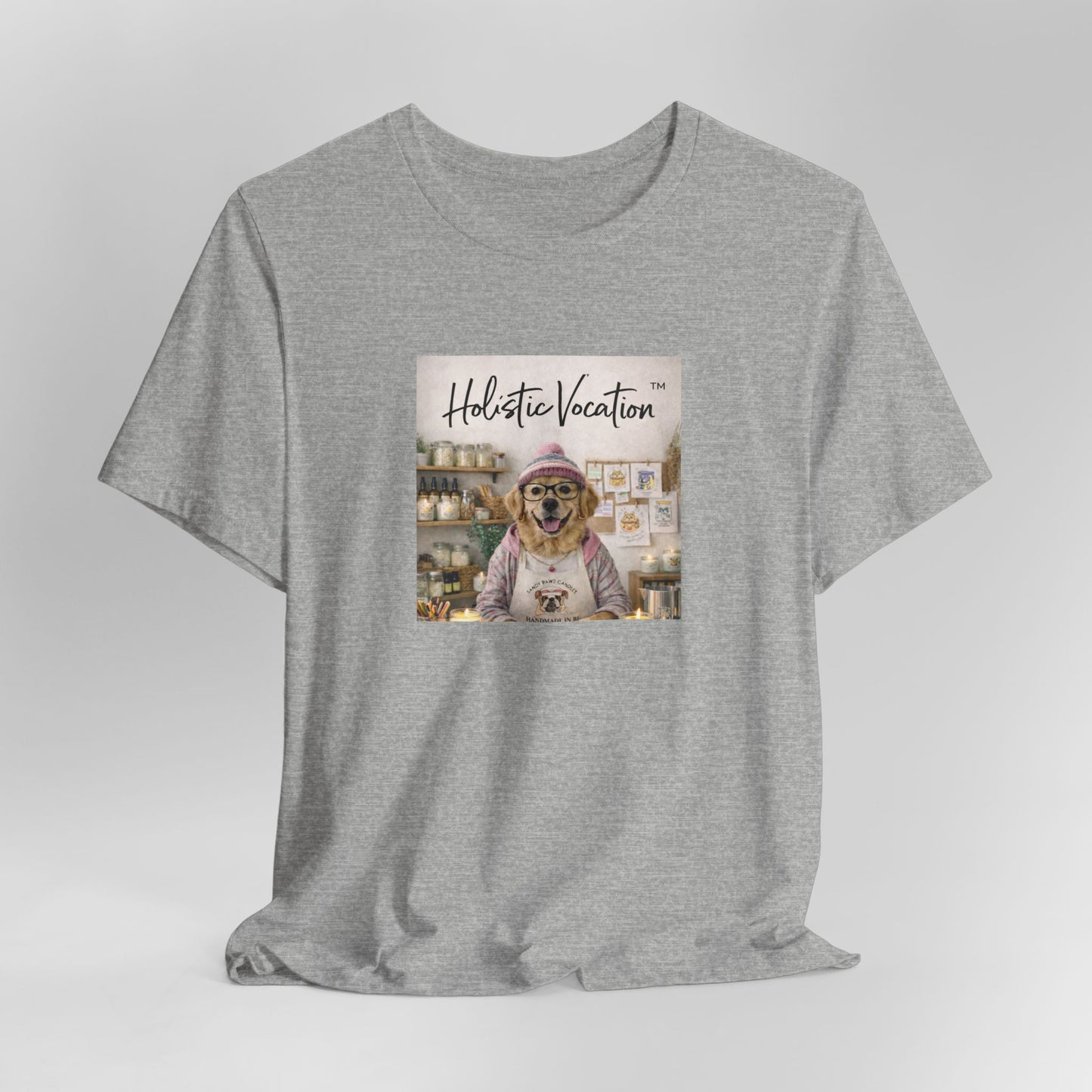 Dog Baker T‑Shirt — "Holistic Vocation" Cute Puppy Baker Graphic Tee