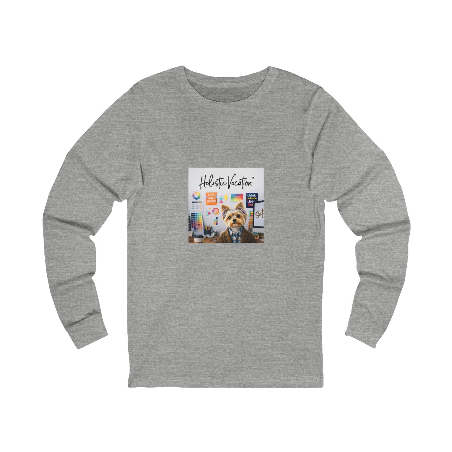 Honor your vocation Long Sleeve Tee — Beach Dog Graphic