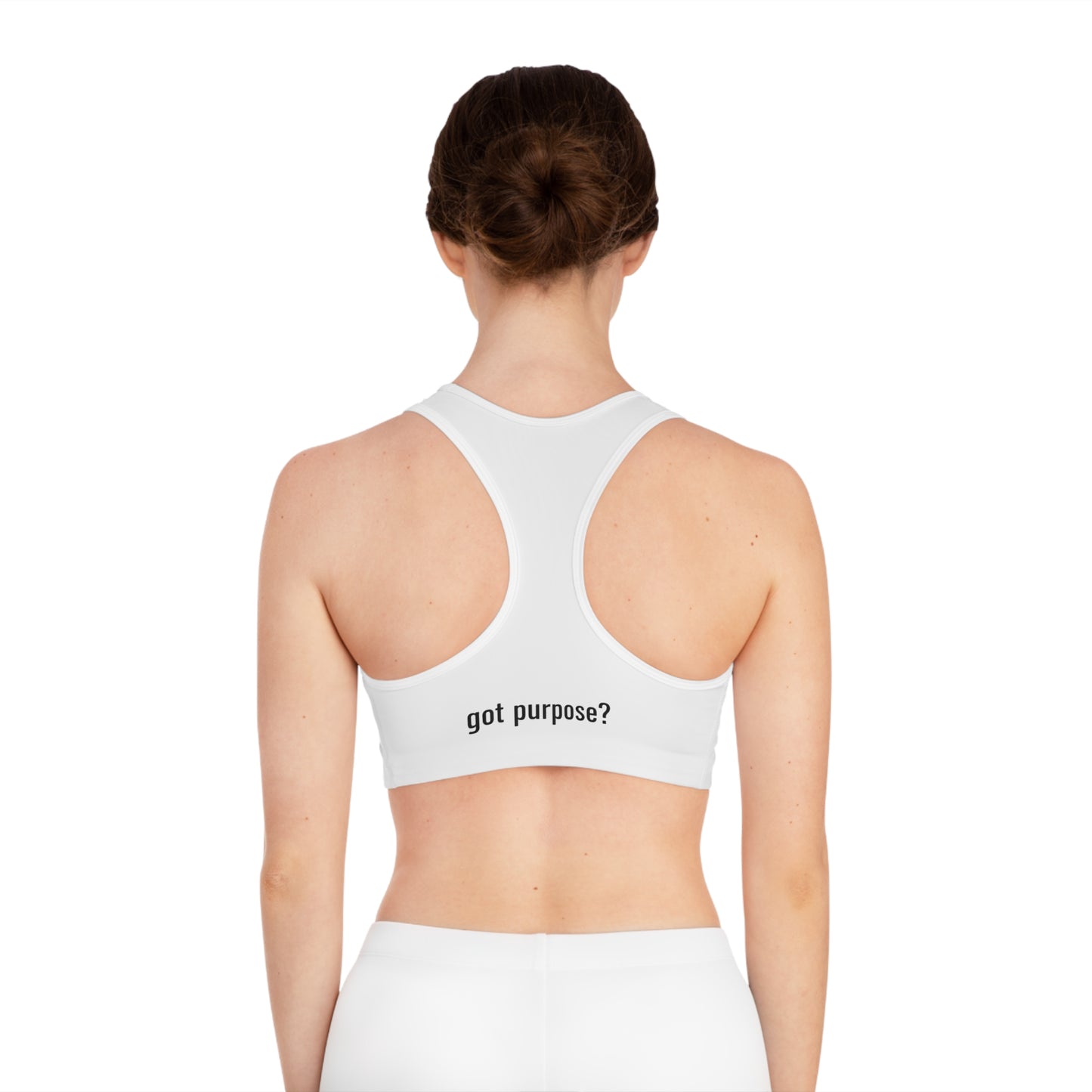 Holistic Vocation Sports Bra — "Got Purpose?" Activewear Crop Top