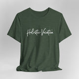 Holistic Vocation Tee — Minimal Script Spiritual Wellness T‑Shirt