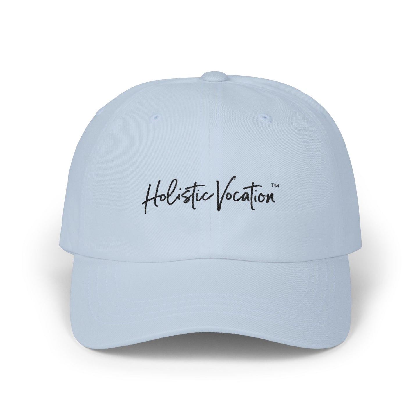 Holistic Vocation Dad Cap — Minimal Script Embroidered Baseball Hat