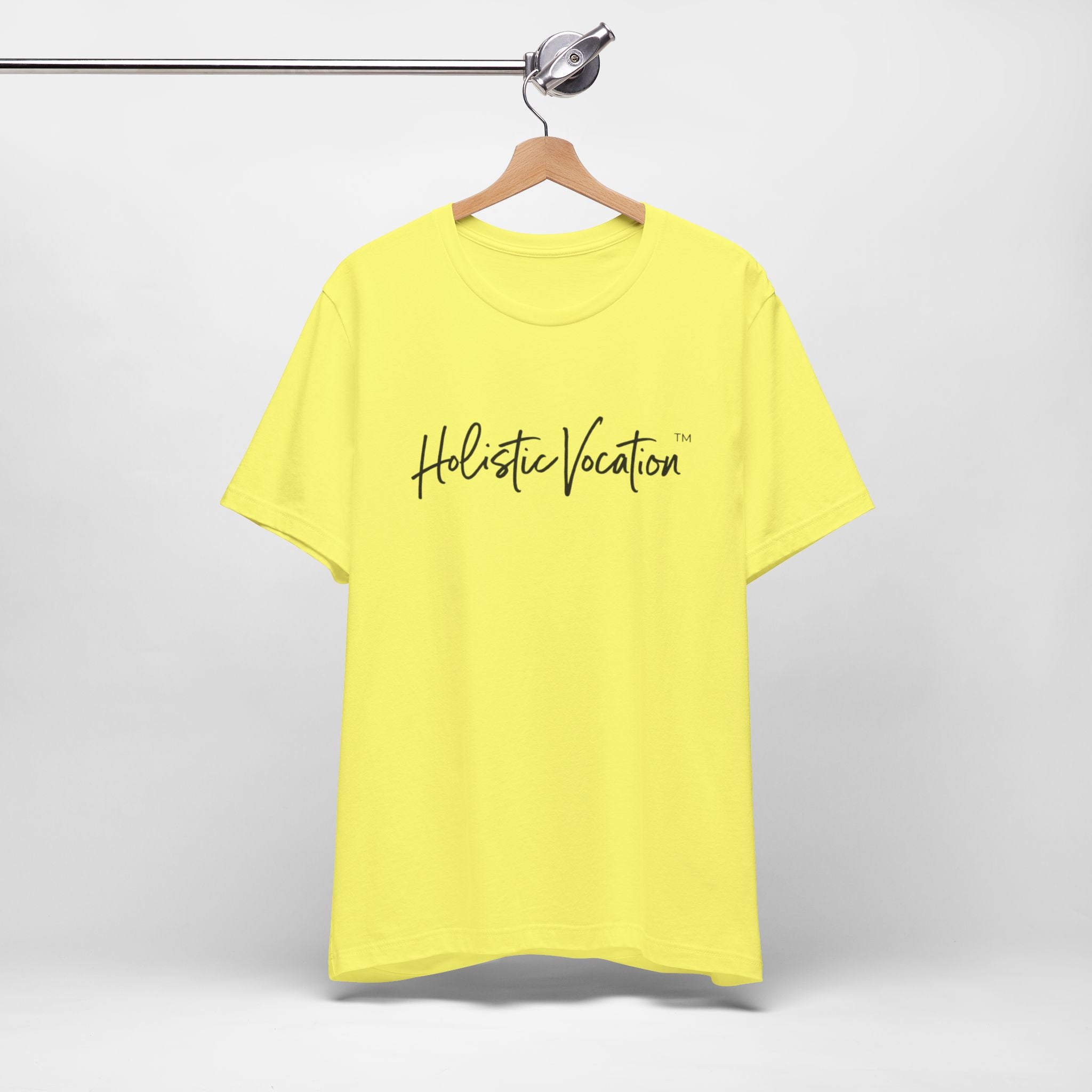Holistic Vocation Tee — Minimal Script Spiritual Wellness T‑Shirt