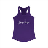 Women's Ideal Racerback Tank - White Design