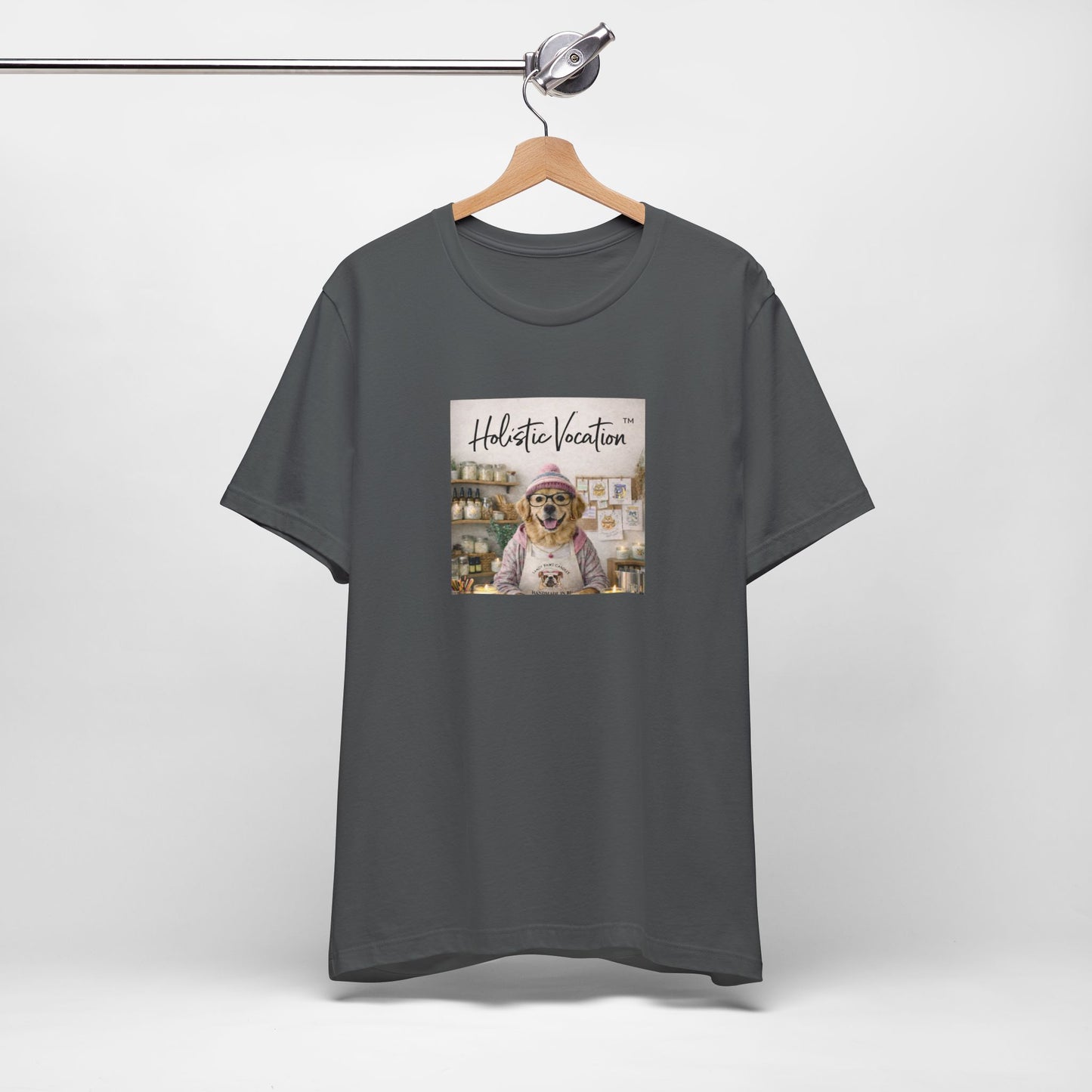 Dog Baker T‑Shirt — "Holistic Vocation" Cute Puppy Baker Graphic Tee