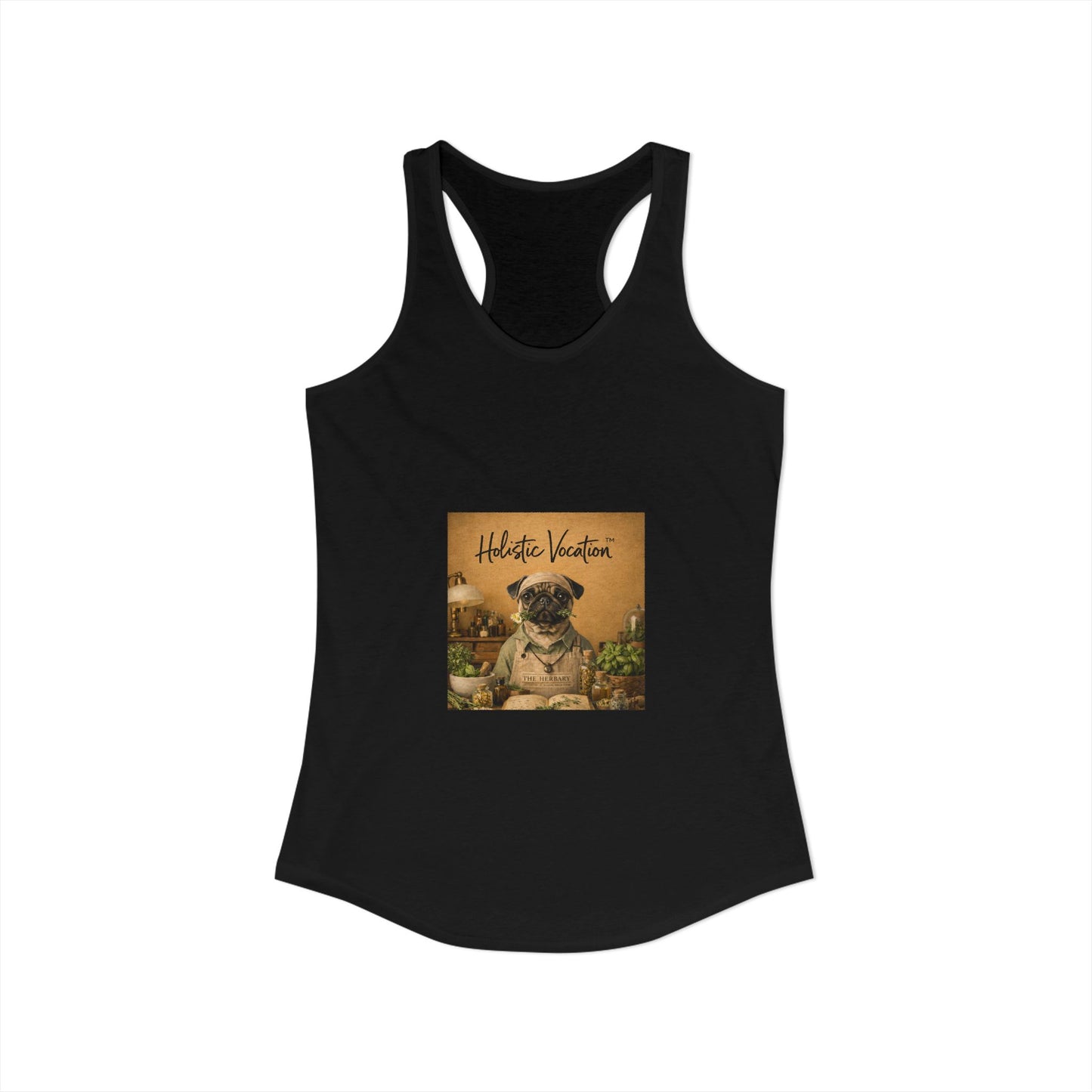 Honor your vocation Vintage Relaxed Dog Women's Ideal Racerback Tank