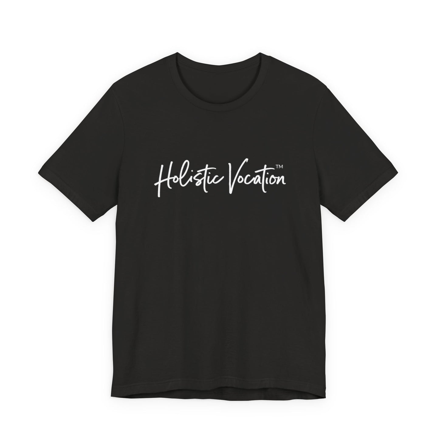 Holistic Vocation Tee — Minimal Script Spiritual Wellness T‑Shirt
