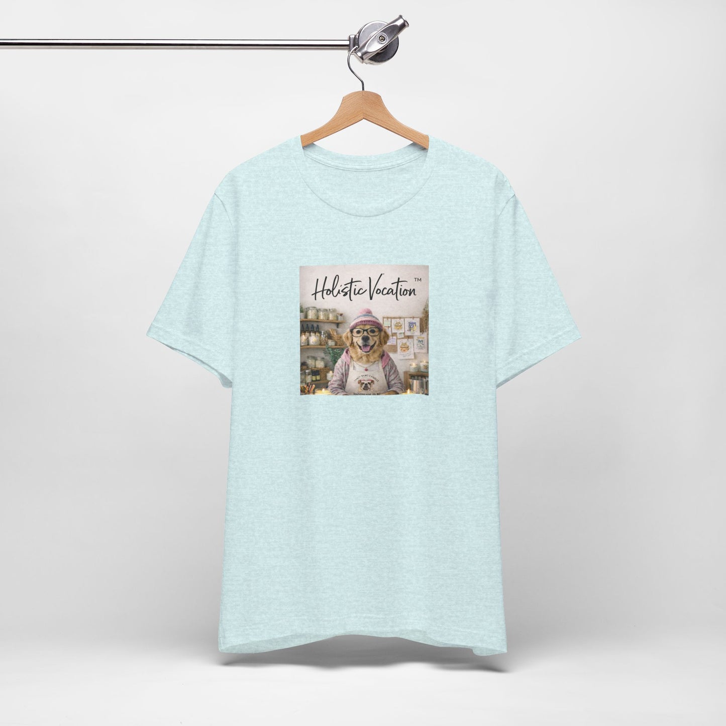 Dog Baker T‑Shirt — "Holistic Vocation" Cute Puppy Baker Graphic Tee