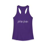 Women's Ideal Racerback Tank - White Design