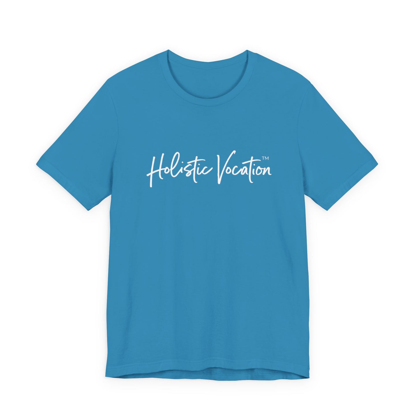 Holistic Vocation Tee — Minimal Script Spiritual Wellness T‑Shirt