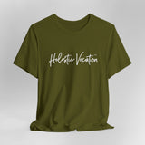 Holistic Vocation Tee — Minimal Script Spiritual Wellness T‑Shirt