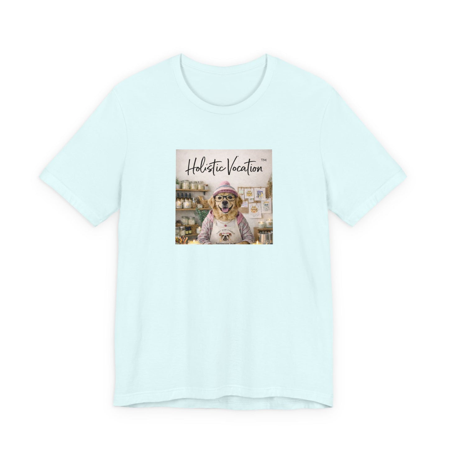 Dog Baker T‑Shirt — "Holistic Vocation" Cute Puppy Baker Graphic Tee