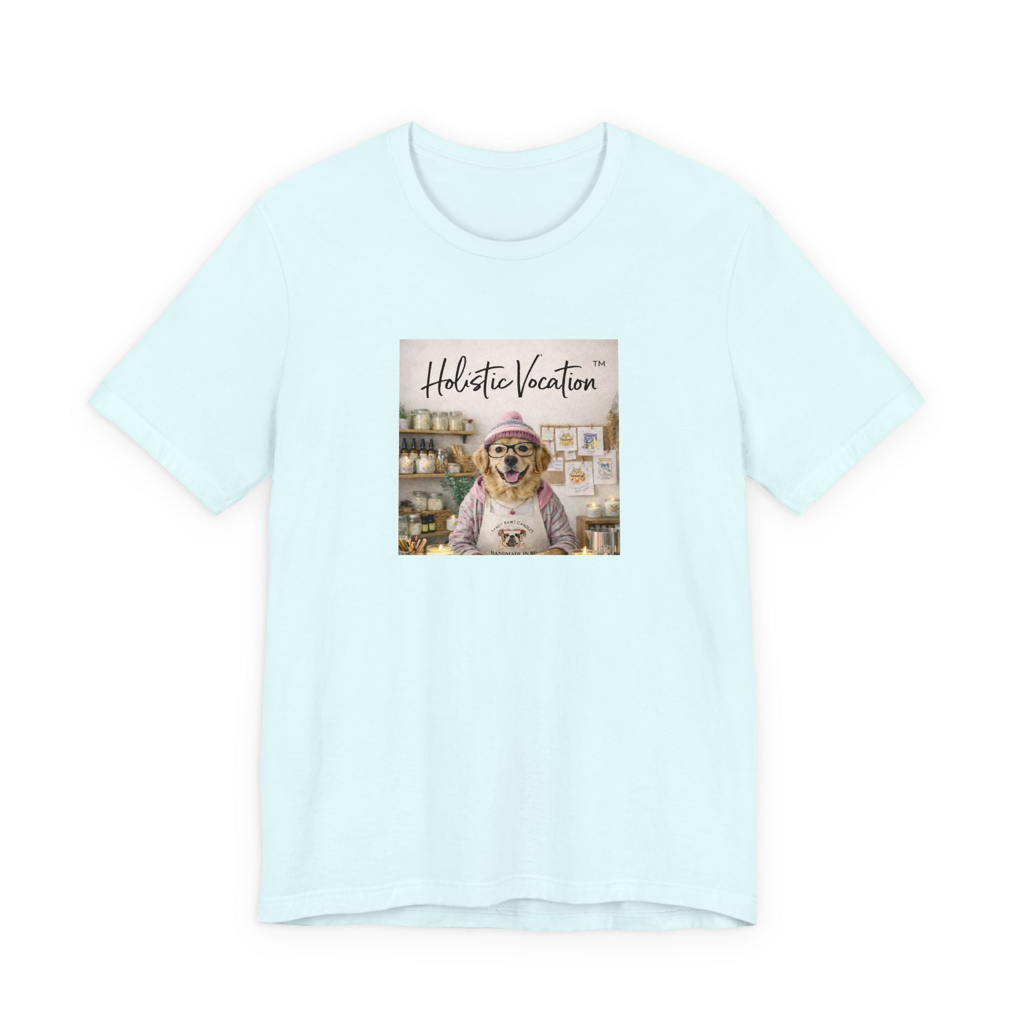 Dog Baker T‑Shirt — "Holistic Vocation" Cute Puppy Baker Graphic Tee