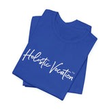 Holistic Vocation Tee — Minimal Script Spiritual Wellness T‑Shirt