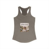 Honor your vocation Cute Puppy Baker Graphic Women's Ideal Racerback Tank