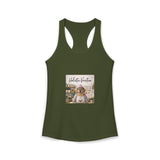 Honor your vocation Cute Puppy Baker Graphic Women's Ideal Racerback Tank