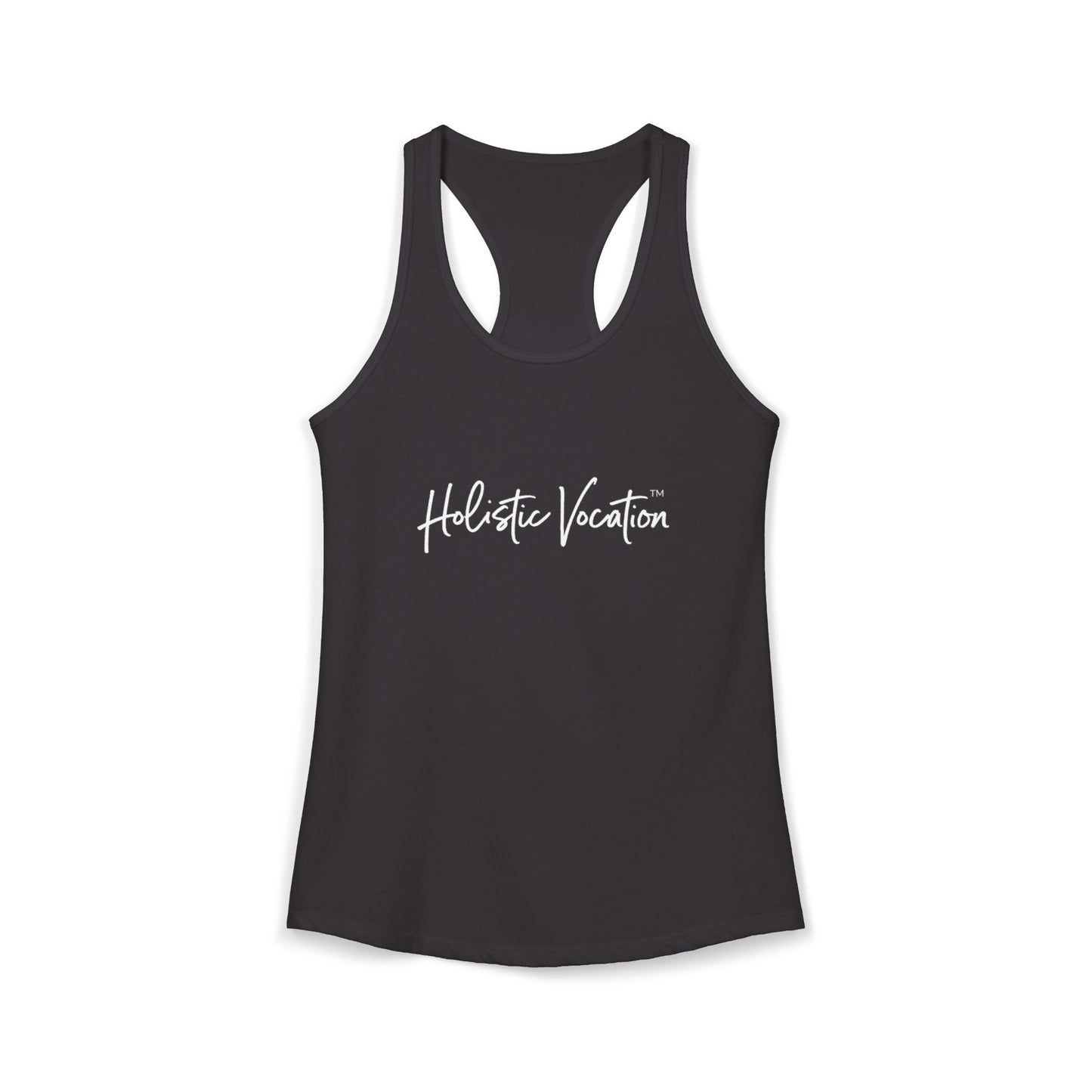 Women's Ideal Racerback Tank - White Design