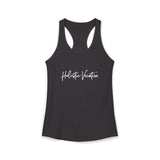 Women's Ideal Racerback Tank - White Design