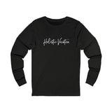 Holistic Vocation Long Sleeve Tee — “got purpose?” Wellness Shirt - White Design