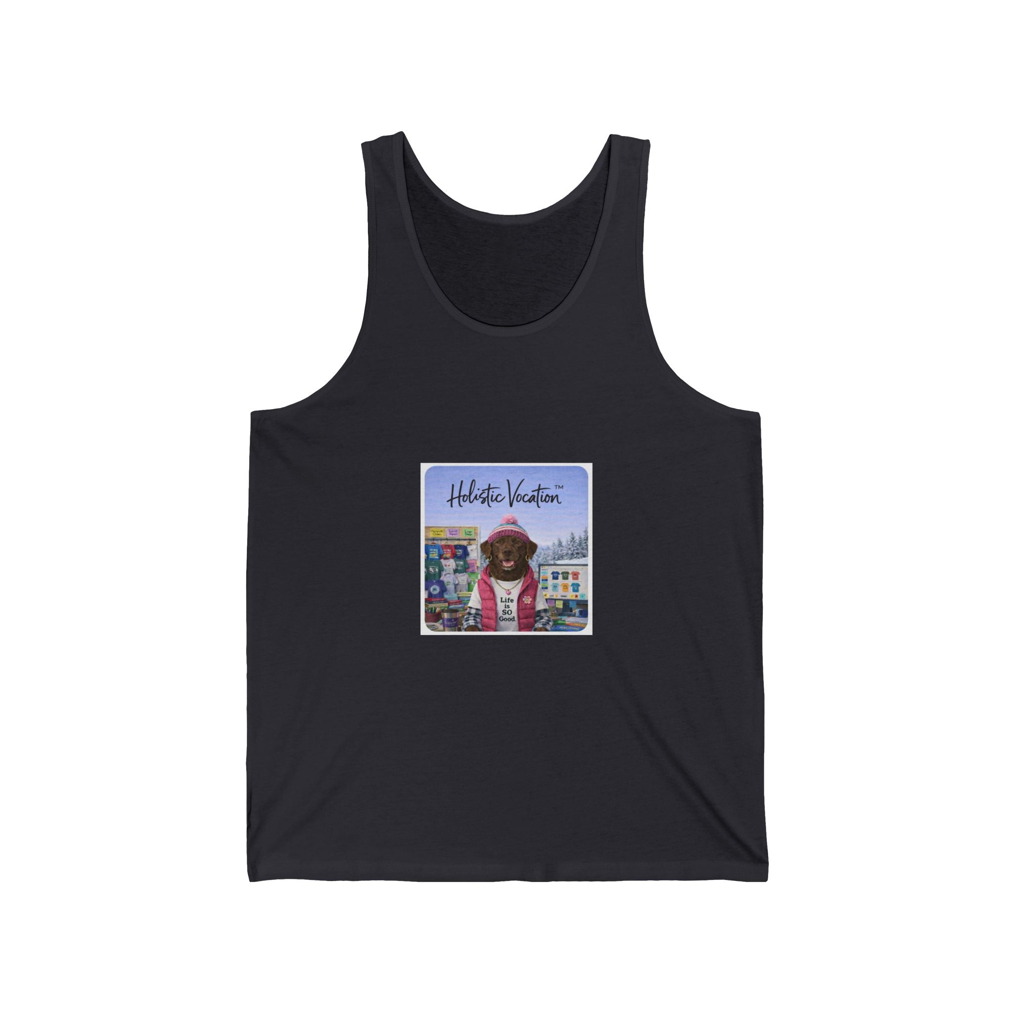 Honor your vocation Dog Tank Top — Cute Pup Beach Travel Graphic Tank