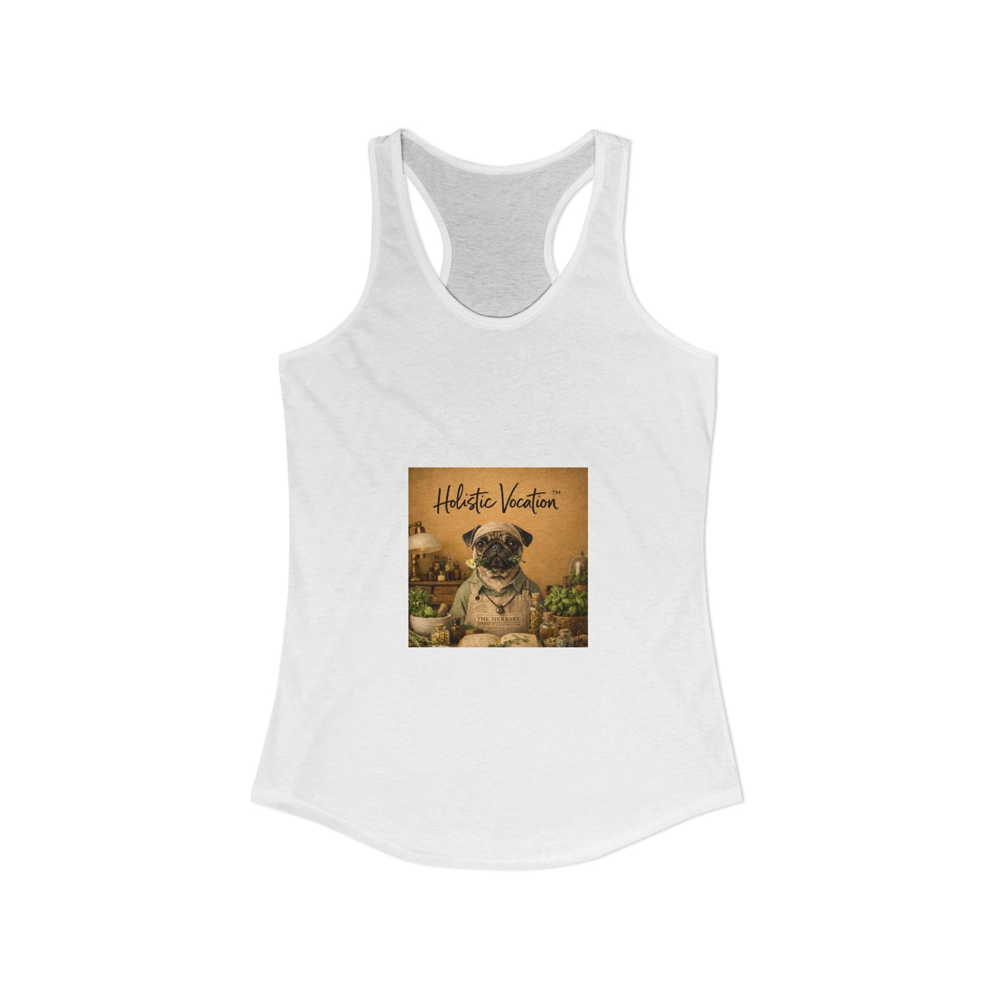 Honor your vocation Vintage Relaxed Dog Women's Ideal Racerback Tank