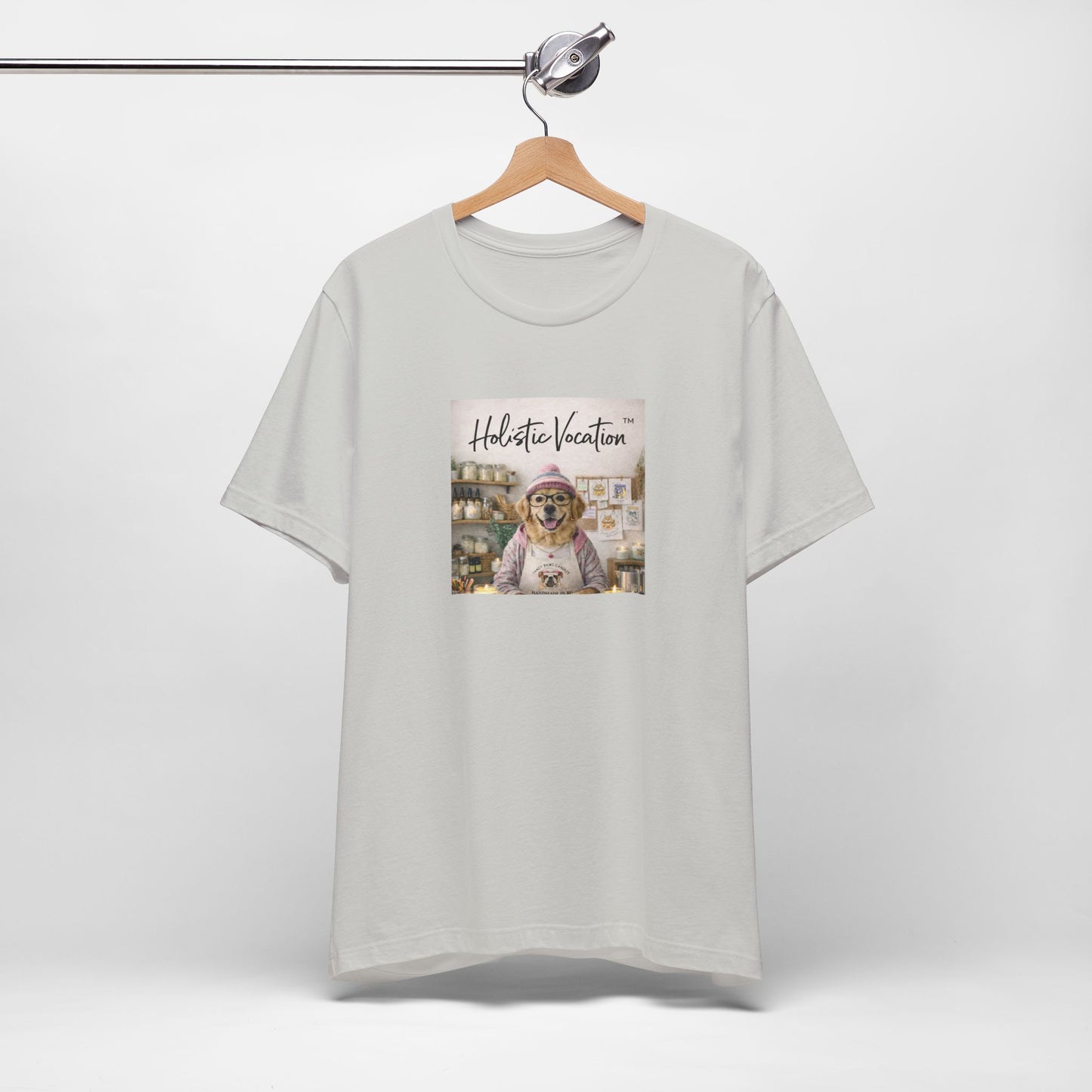 Dog Baker T‑Shirt — "Holistic Vocation" Cute Puppy Baker Graphic Tee