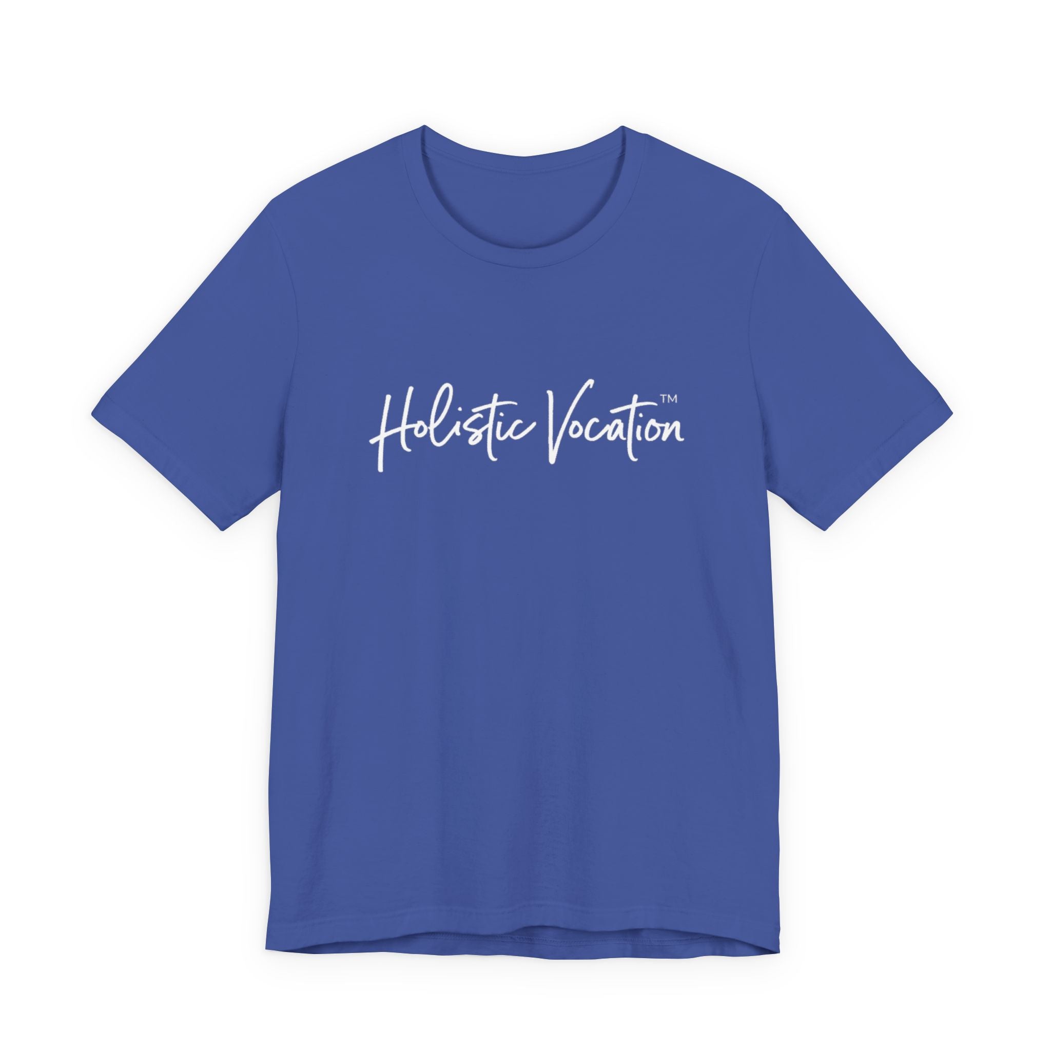 Holistic Vocation Tee — Minimal Script Spiritual Wellness T‑Shirt