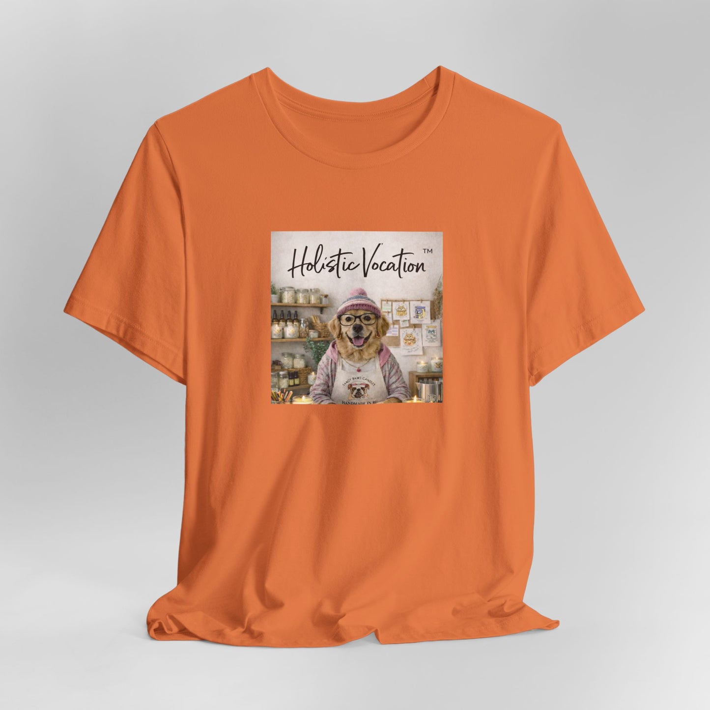 Dog Baker T‑Shirt — "Holistic Vocation" Cute Puppy Baker Graphic Tee