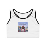 Honor your vocation Dog Sports Bra — Cute Pet Graphic Activewear