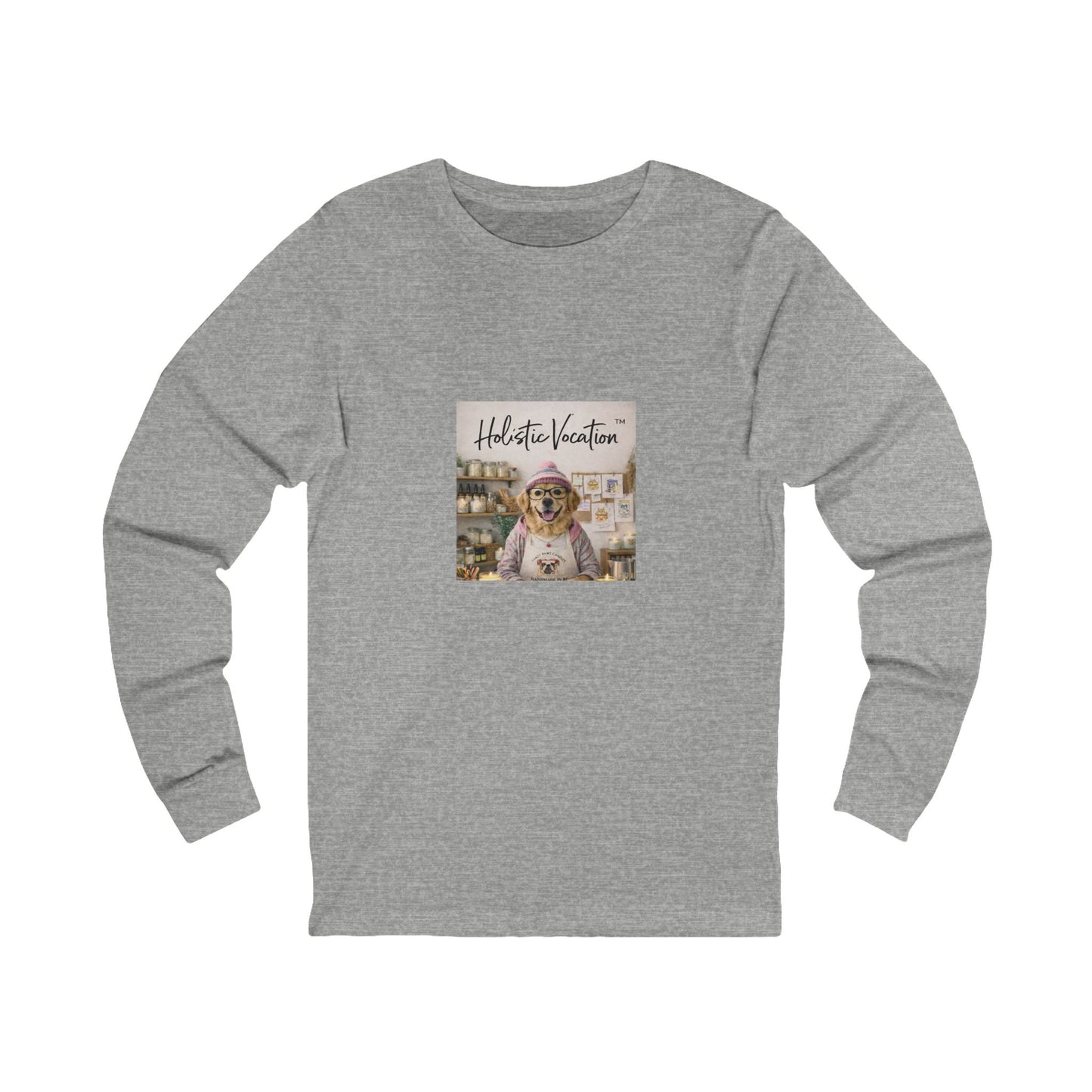 Honor your vocation Habitat Volunteer Dog Photo Long Sleeve Tee
