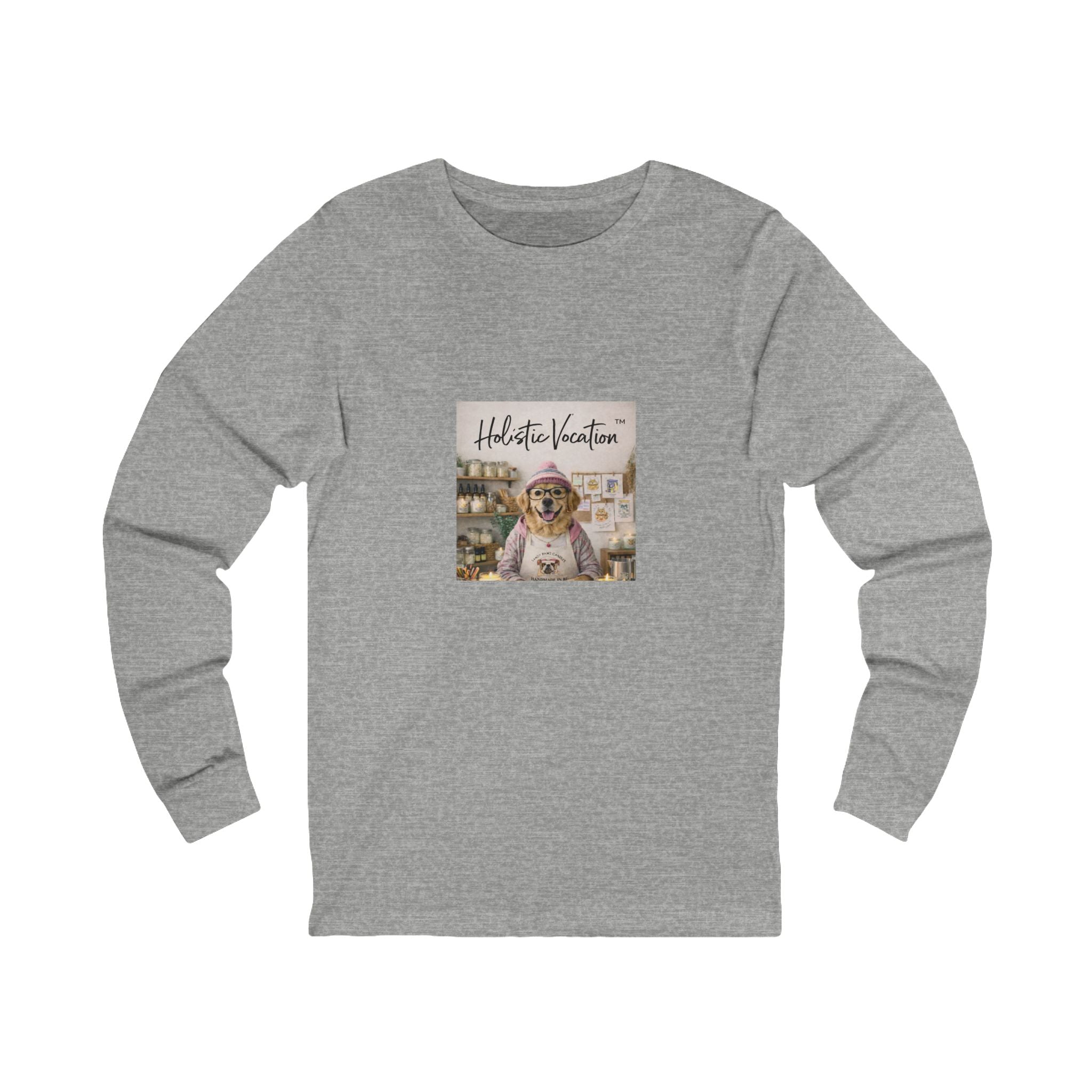 Honor your vocation Habitat Volunteer Dog Photo Long Sleeve Tee