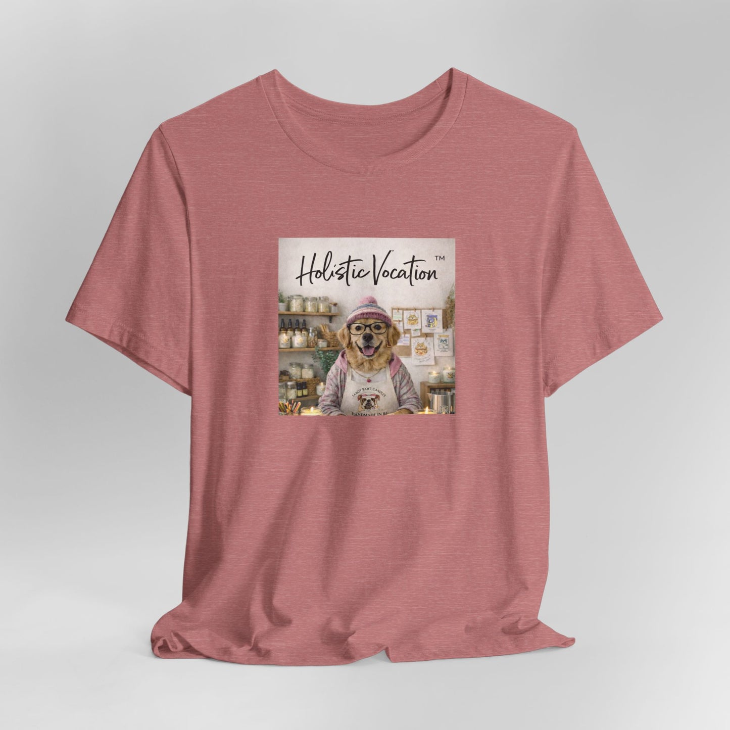 Dog Baker T‑Shirt — "Holistic Vocation" Cute Puppy Baker Graphic Tee