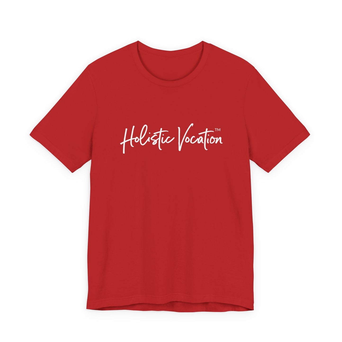 Holistic Vocation Tee — Minimal Script Spiritual Wellness T‑Shirt