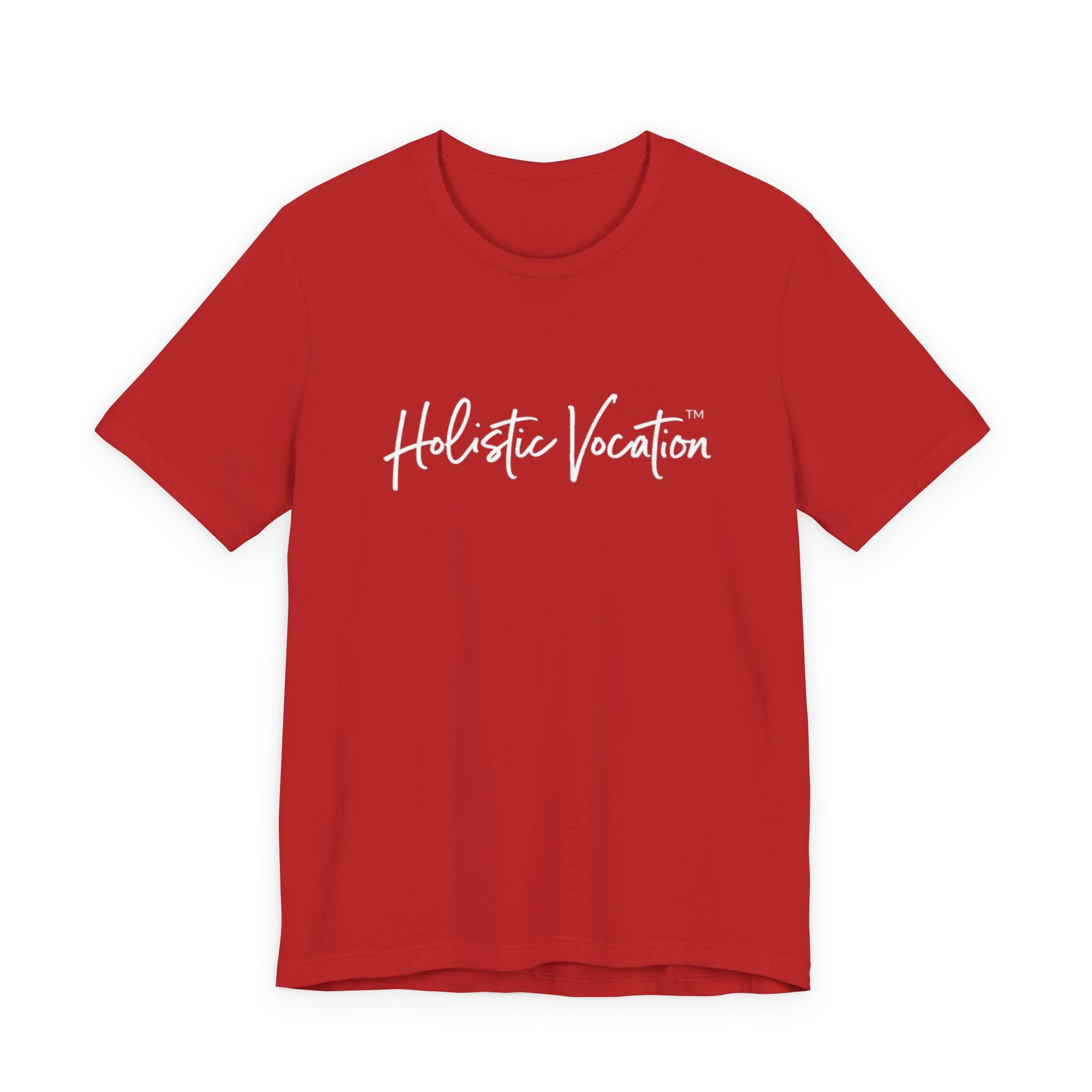 Holistic Vocation Tee — Minimal Script Spiritual Wellness T‑Shirt
