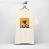 Honor your vocation Pug Meditation Tee - "Holistic Vocation" Graphic T-Shirt